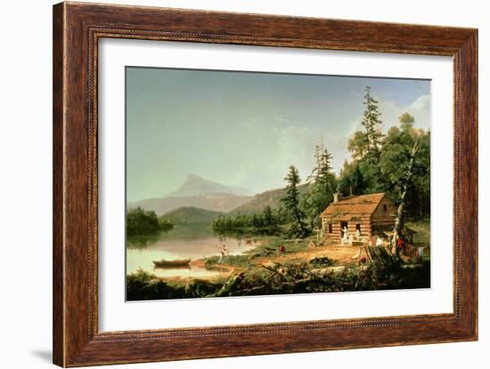 Home in the Woods, 1847-Thomas Cole-Framed Giclee Print