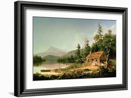 Home in the Woods, 1847-Thomas Cole-Framed Giclee Print