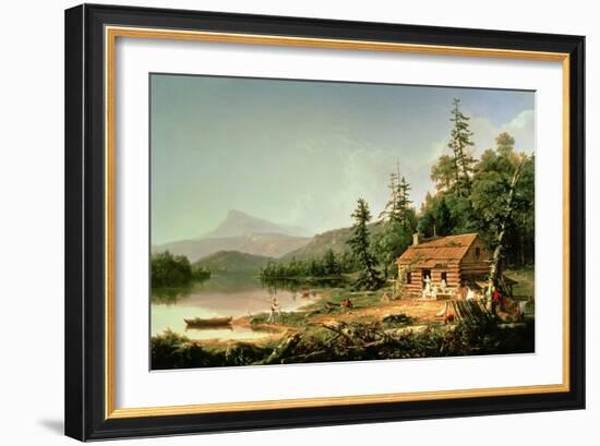 Home in the Woods, 1847-Thomas Cole-Framed Giclee Print