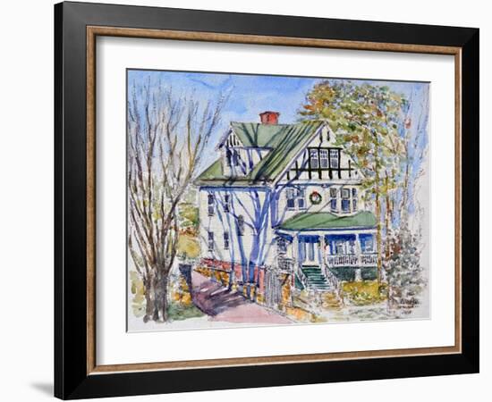 Home in Winter, 2015-Anthony Butera-Framed Giclee Print