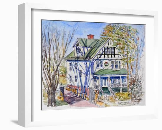 Home in Winter, 2015-Anthony Butera-Framed Giclee Print