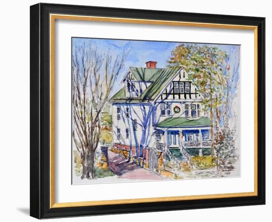 Home in Winter, 2015-Anthony Butera-Framed Giclee Print