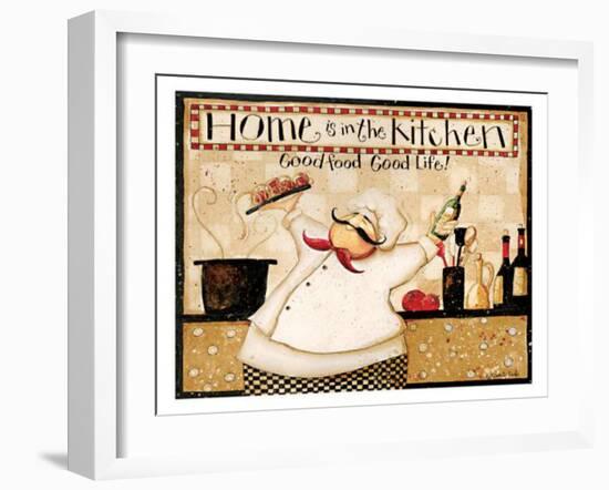 Home Is In the Kitchen-Dan Dipaolo-Framed Art Print