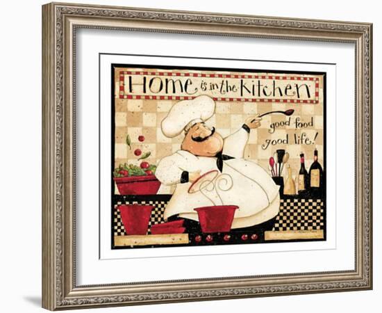 Home Is In The Kitchen-Dan Dipaolo-Framed Art Print