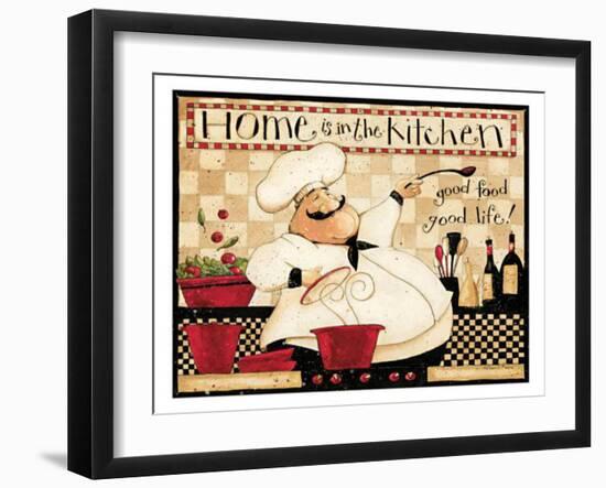 Home Is In The Kitchen-Dan Dipaolo-Framed Art Print