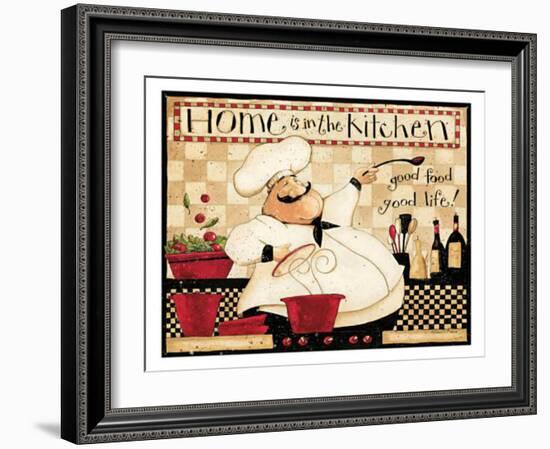 Home Is In The Kitchen-Dan Dipaolo-Framed Art Print