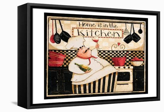 Home Is In The Kitchen-Dan Dipaolo-Framed Stretched Canvas