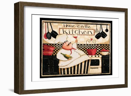 Home Is In The Kitchen-Dan Dipaolo-Framed Art Print