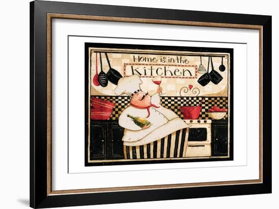 Home Is In The Kitchen-Dan Dipaolo-Framed Art Print