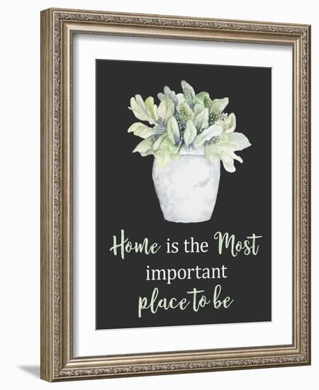 Home Is The Most Important Place-Janice Gaynor-Framed Photographic Print