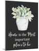 Home Is The Most Important Place-Janice Gaynor-Mounted Photographic Print