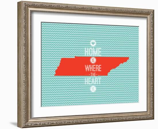 Home Is Where The Heart Is - Tennessee-null-Framed Art Print