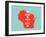 Home Is Where The Heart Is - Wisconsin-null-Framed Premium Giclee Print