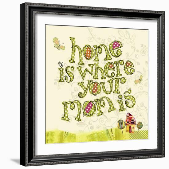 Home Is Where Your Mom Is-Robbin Rawlings-Framed Art Print