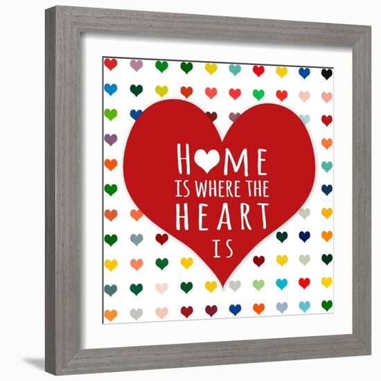 Home Is Where-Shelley Lake-Framed Art Print