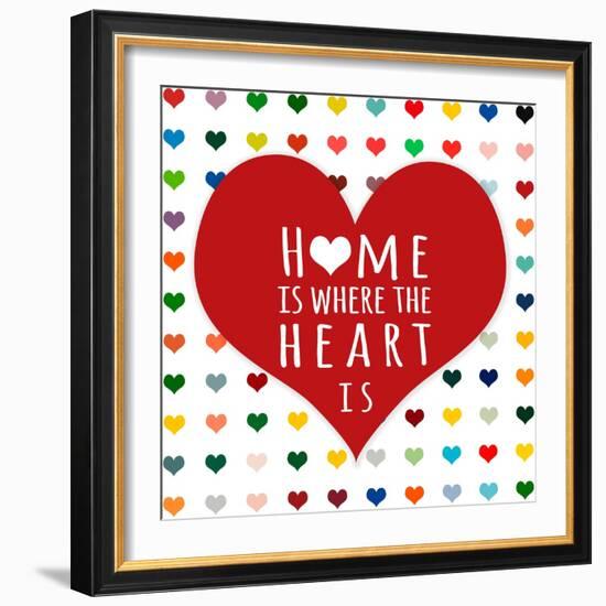 Home Is Where-Shelley Lake-Framed Art Print