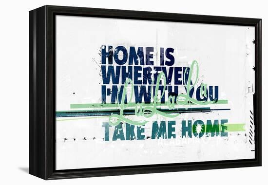 Home is Wherever I'm with You, 2017 (Collage on Canvas)-Teis Albers-Framed Premier Image Canvas