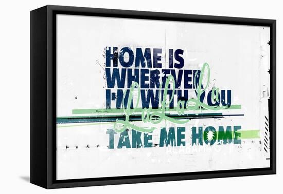 Home is Wherever I'm with You, 2017 (Collage on Canvas)-Teis Albers-Framed Premier Image Canvas