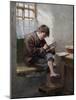 Home Lessons, 1887-Ralph Hedley-Mounted Giclee Print