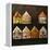 Home-Made Gingerbread in the Shape of Small Houses-null-Framed Premier Image Canvas