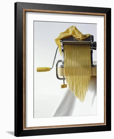 Home-Made Tagliatelle with Pasta Maker-Kai Stiepel-Framed Photographic Print