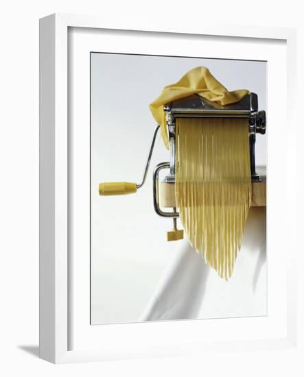 Home-Made Tagliatelle with Pasta Maker-Kai Stiepel-Framed Photographic Print