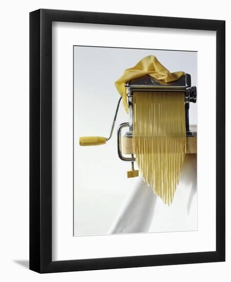 Home-Made Tagliatelle with Pasta Maker-Kai Stiepel-Framed Photographic Print