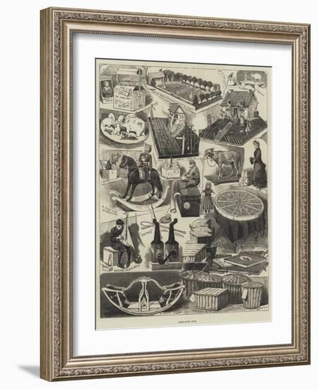 Home-Made Toys-Alfred Courbould-Framed Giclee Print
