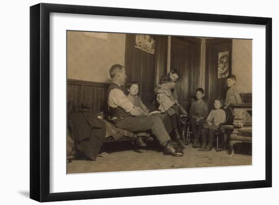 Home of Alfred Benoit in New Bedford, Massachusetts-Lewis Wickes Hine-Framed Photographic Print