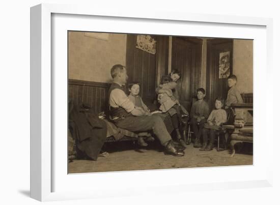 Home of Alfred Benoit in New Bedford, Massachusetts-Lewis Wickes Hine-Framed Photographic Print