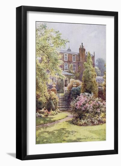 Home of Charles Dickens at Gadshill, Kent-EW Haslehust-Framed Art Print