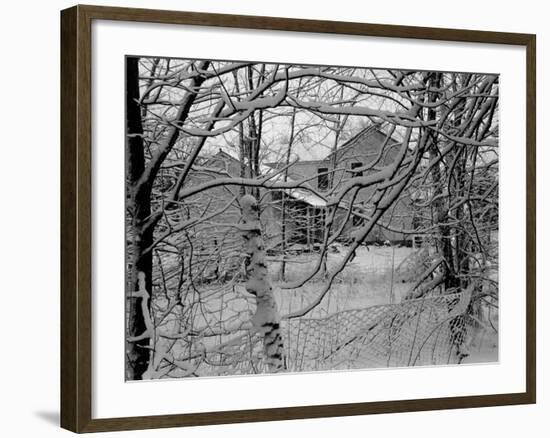 Home of Mass Murdering Psychopath Ed Gein-Frank Scherschel-Framed Photographic Print