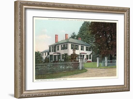 Home of Ralph Waldo Emerson, Concord-null-Framed Art Print