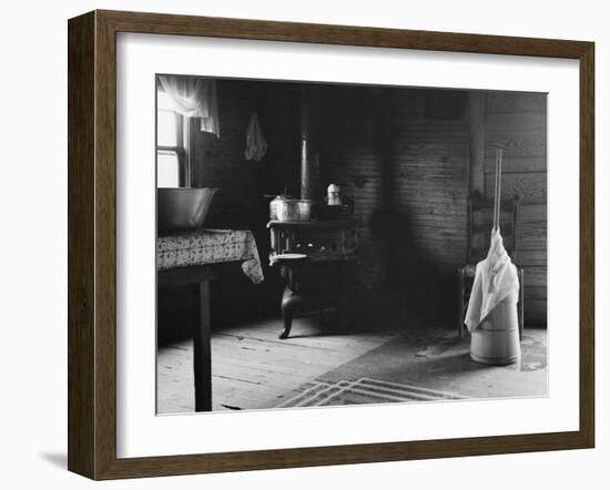 Home of tobacco sharecropper North Carolina, 1939-Dorothea Lange-Framed Photographic Print