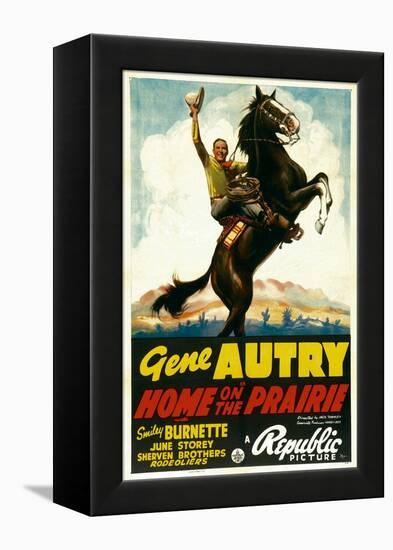 Home on the Prairie, Gene Autry, 1939-null-Framed Stretched Canvas