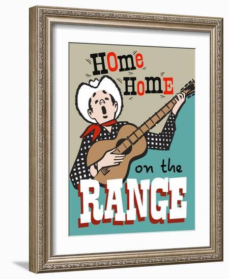 Home on the Range-Retroplanet-Framed Giclee Print