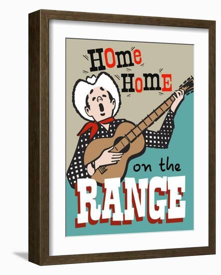 Home on the Range-Retroplanet-Framed Giclee Print