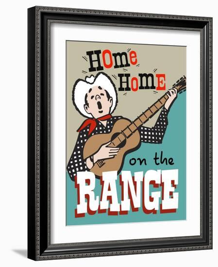 Home on the Range-Retroplanet-Framed Giclee Print