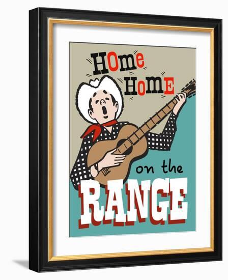 Home on the Range-Retroplanet-Framed Giclee Print