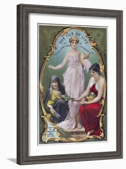 Home Remedy Manual, C1904-null-Framed Giclee Print