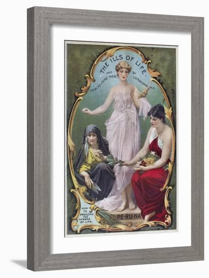 Home Remedy Manual, C1904-null-Framed Giclee Print