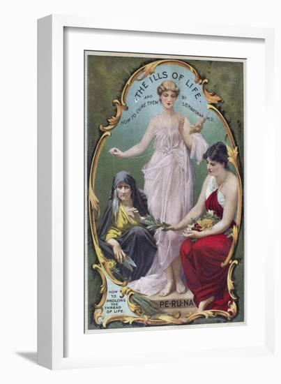 Home Remedy Manual, C1904-null-Framed Giclee Print