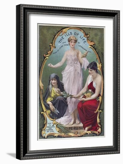 Home Remedy Manual, C1904--Framed Giclee Print