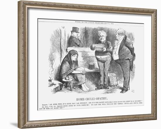 Home-(Rul)-Opathy, 1874-Joseph Swain-Framed Giclee Print