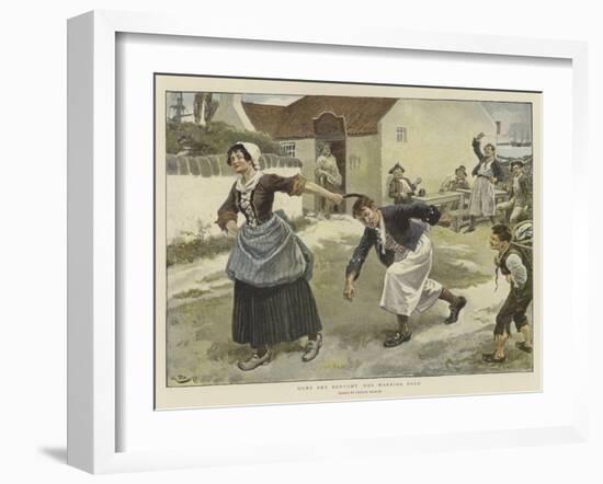 Home She Brought Her Warrior Bold-Gordon Frederick Browne-Framed Giclee Print