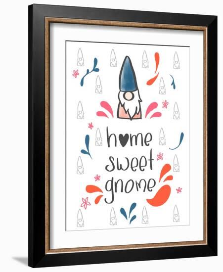 Home Sweet Gnome-Anna Quach-Framed Art Print