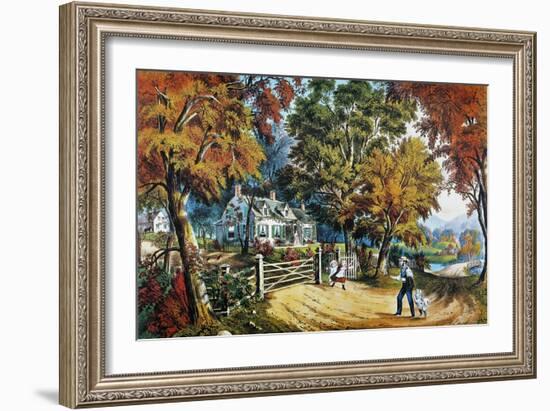 Home Sweet Home, 1869-Currier & Ives-Framed Giclee Print