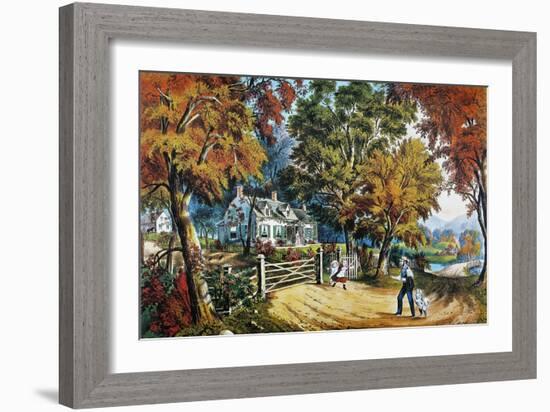 Home Sweet Home, 1869-Currier & Ives-Framed Giclee Print