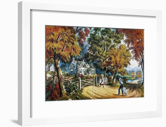 Home Sweet Home, 1869-Currier & Ives-Framed Giclee Print