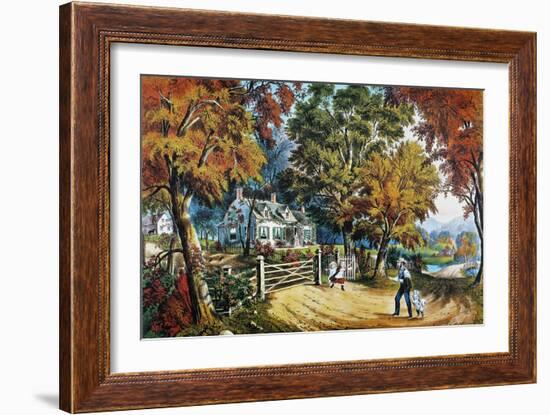 Home Sweet Home, 1869-Currier & Ives-Framed Giclee Print